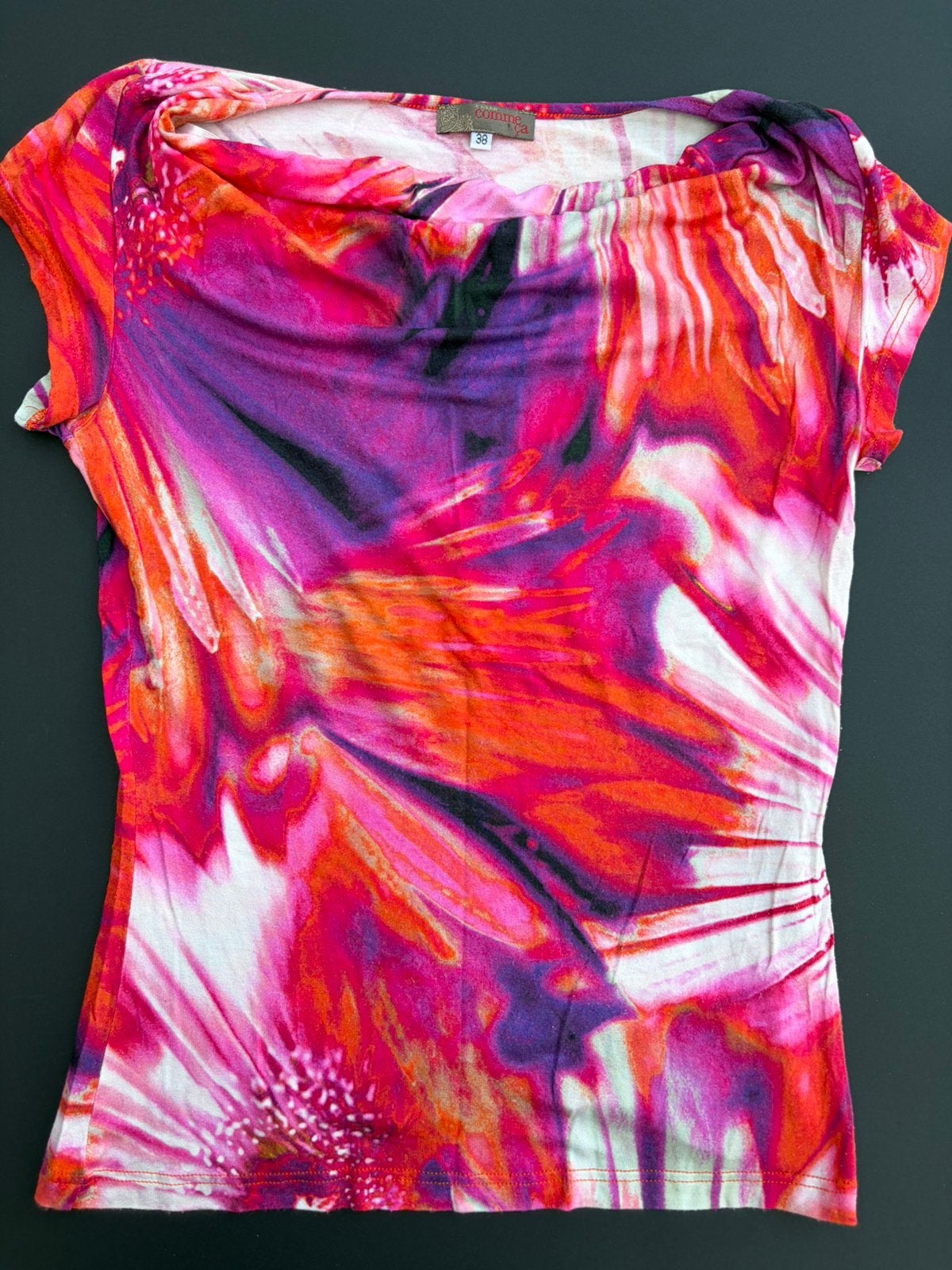 Comme ca, medium, kleurrijk t-shirt, Kleding | Dames, T-shirts, Maat 38/40 (M), Meerkleurig, Ophalen of Verzenden, Korte mouw