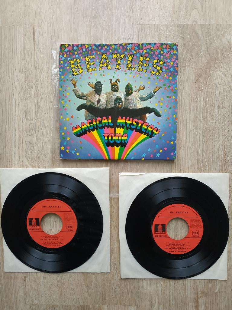 DE MAGISCHE MYSTERIETOUR VAN DE BEATLES, DUBBEL-EP, Cd's en Dvd's, Ophalen of Verzenden