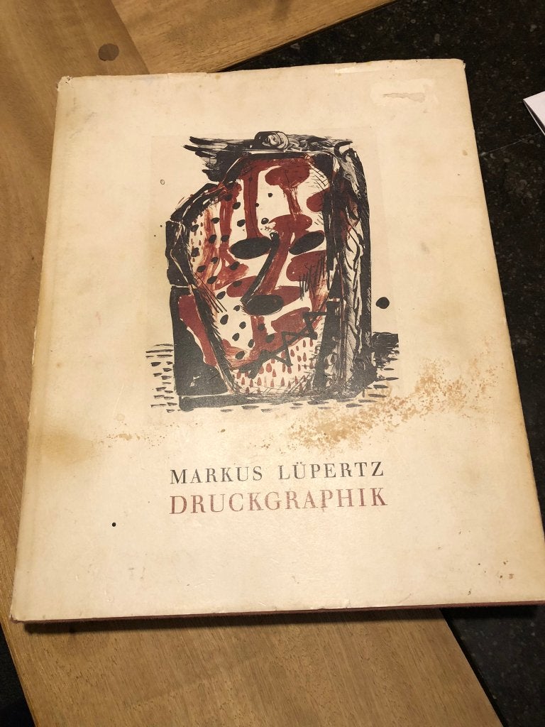 Kunstboek Markus Lüpertz - Druckgraphik Werkverzeichnis 60-9, Gelezen, Ophalen of Verzenden, Markus Lüpertz, Grafische vormgeving