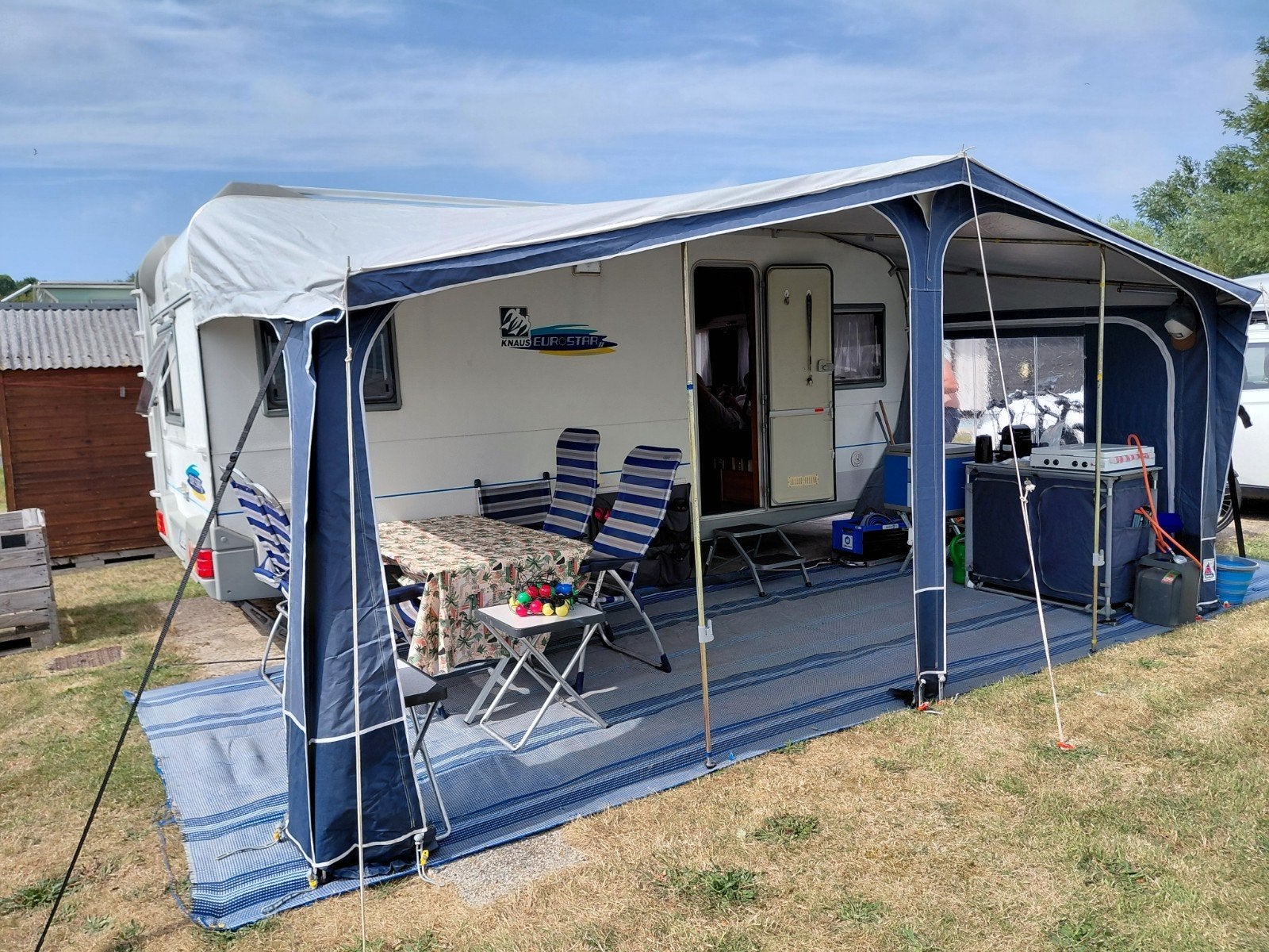 Knaus eurostar, Caravanes & Camping, Auvents, Enlèvement, Dorema