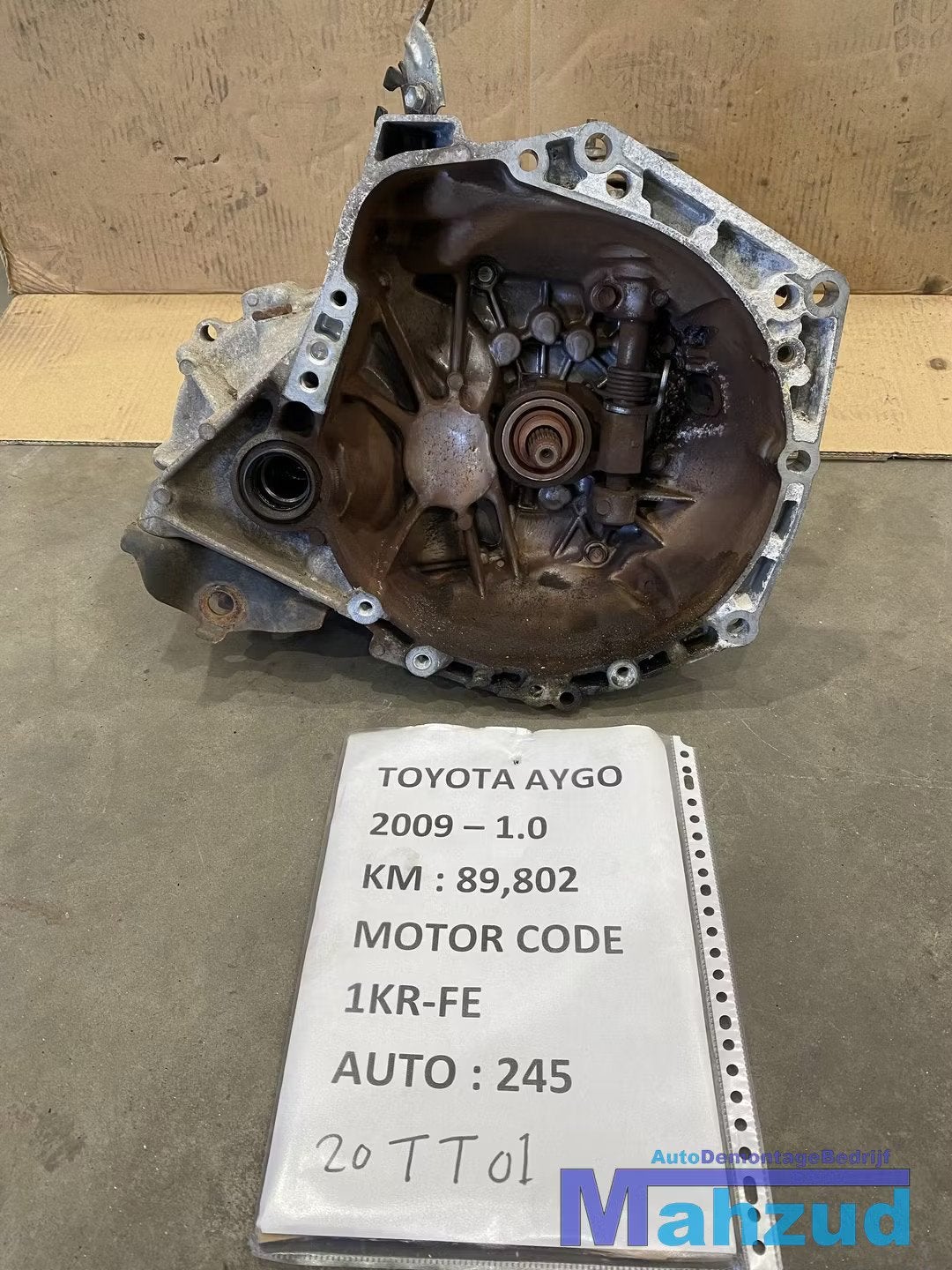 TOYOTA AYGO C1 107 YARIS 1.0 Versnellingsbak 20TT01, Info@toyota.co.jp, Gebruikt, Toyota Motor Corporation, Toyota-Cho 1
471-8571  Toyota City
