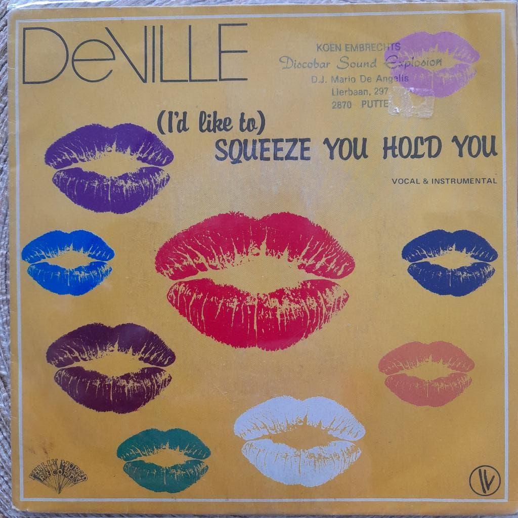 Deville-(I"d like to) squeeze you hold you 7'', Gebruikt, Fotohoes, 7 inch, Ophalen of Verzenden