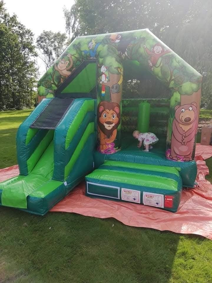 springkasteel te koop 5x5 meter, Ophalen