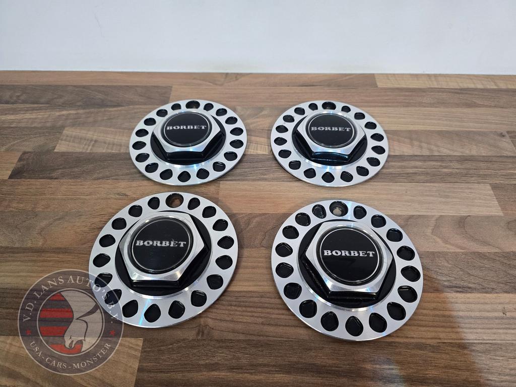 Borbet naafdoppen /  center caps – set van 4 stuks, Auto-onderdelen, Gebruikt, -, -, Ophalen of Verzenden