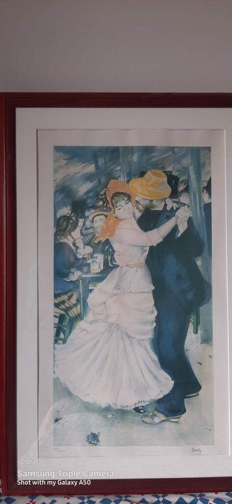 Dance á Bougival litho Renoir, Antiquités & Art, Art | Lithographies & Sérigraphies, Enlèvement
