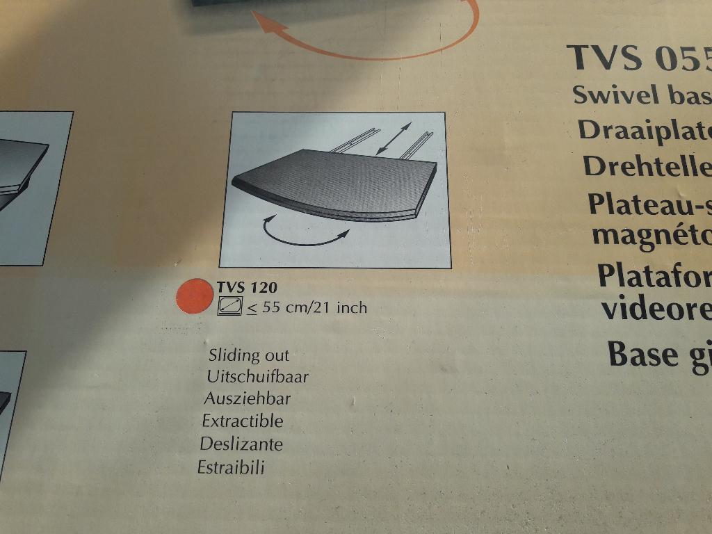Draaiplateau voor TV, Ophalen, Nieuw