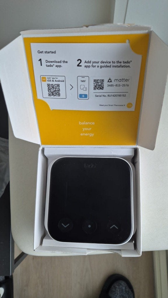 Tado thermostaat (nieuw), Doe-het-zelf en Bouw, Thermostaten, Ophalen