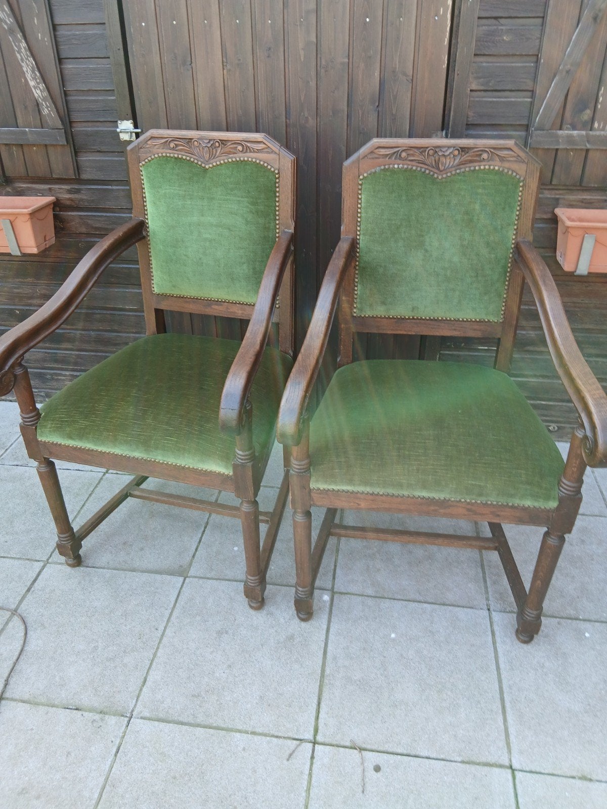 2 antieke stoelen, Antiek en Kunst, Ophalen