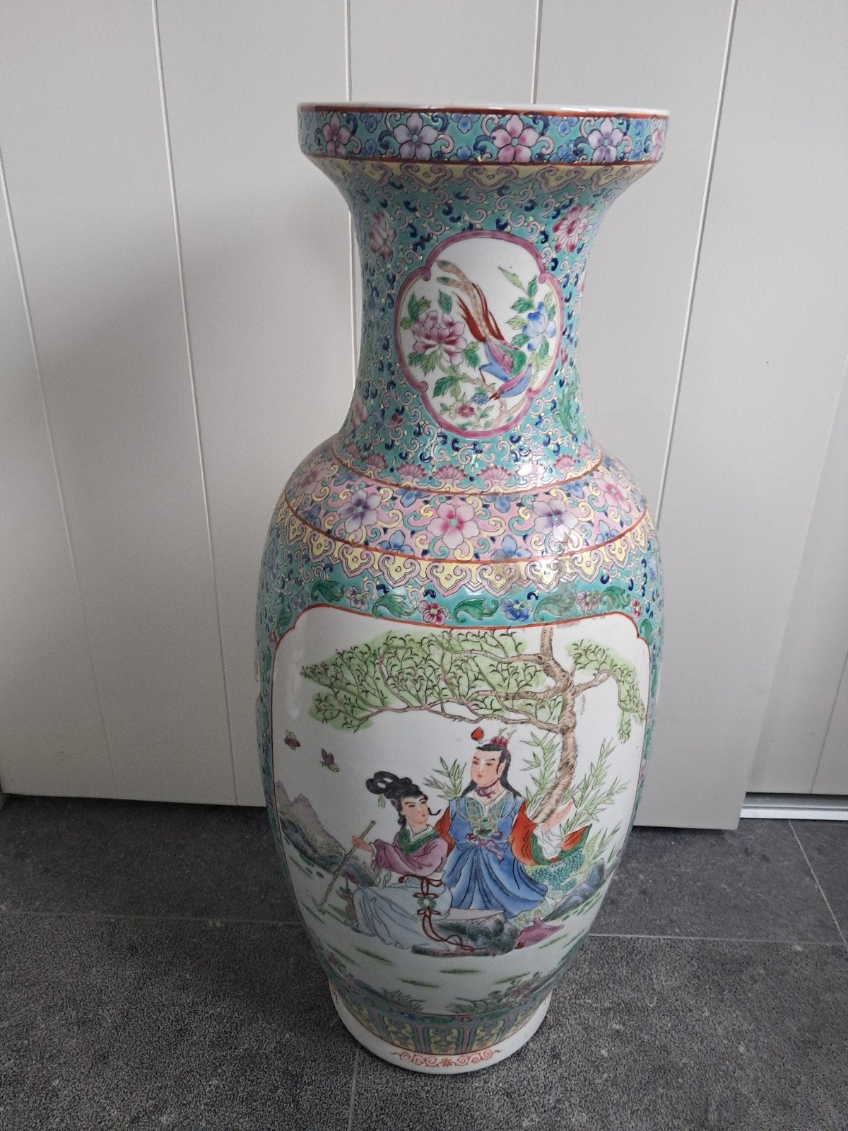 Chinese vaas, Ophalen
