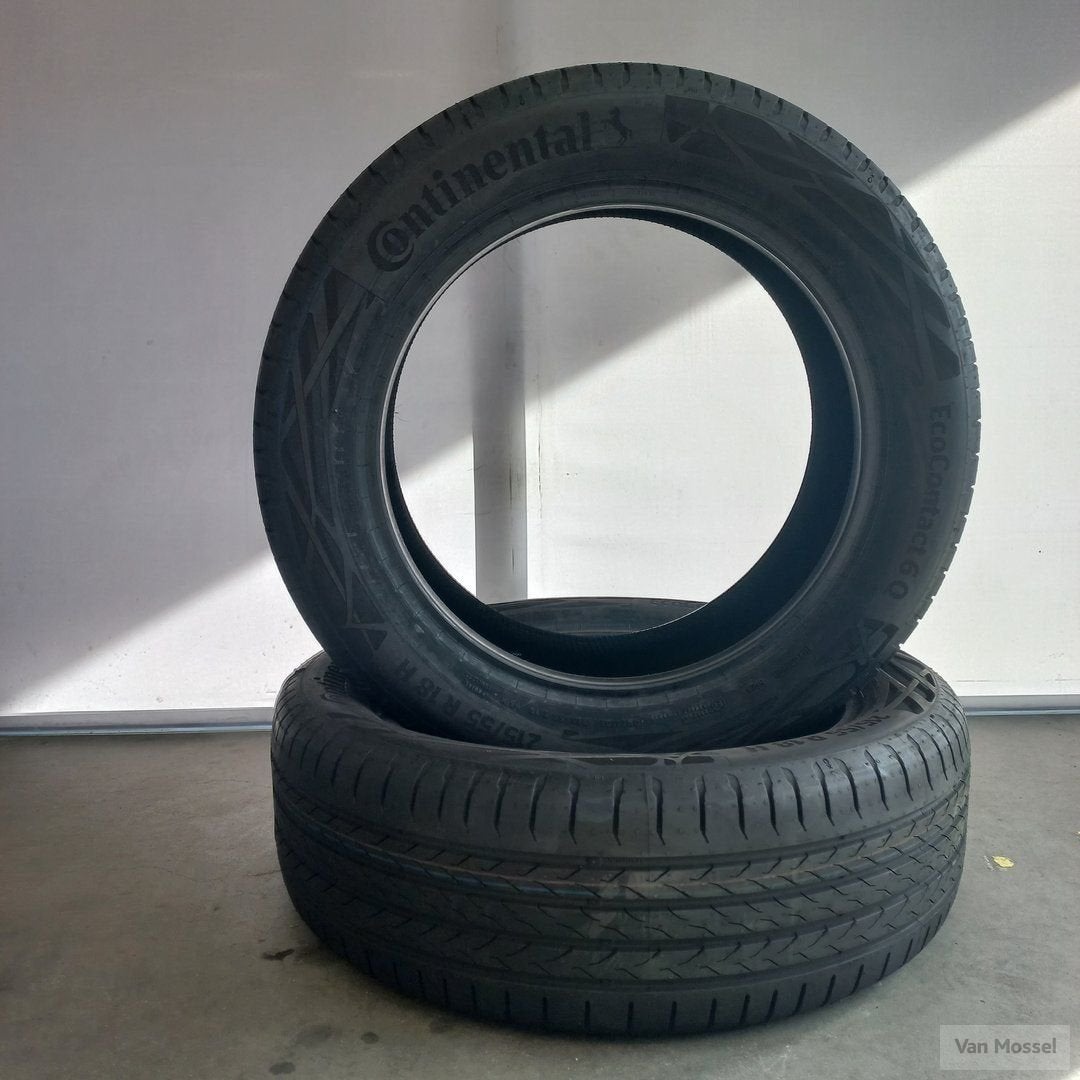 Continental Ecocontact 6Q 215/55/R18 95H, 215 mm, Véhicule de tourisme, Pneus été, -