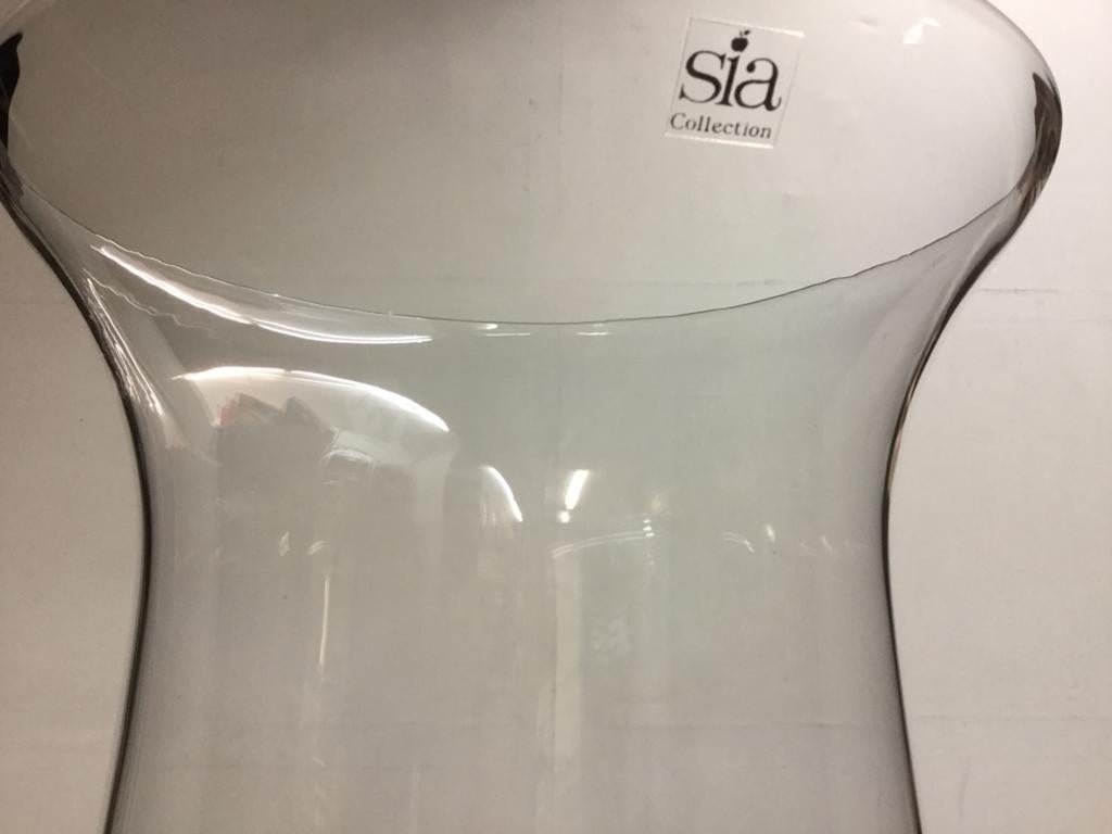 Sia Collection grote vaas, Huis en Inrichting, Woonaccessoires | Vazen, Ophalen, Zo goed als nieuw, Glas