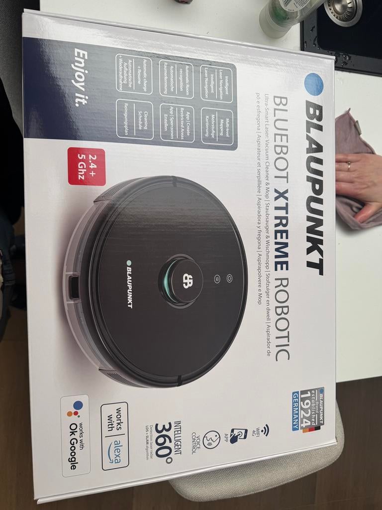 Robot stofzuiger van het merk Blaupunkt, Ophalen, Zo goed als nieuw
