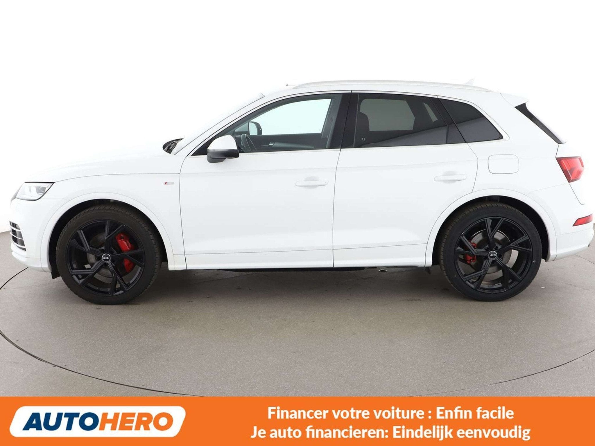 Audi Q5 55 TFSIe quattro sport (bj 2020, automaat), Auto's, Automaat, Gebruikt, Wit, 5 zetels
