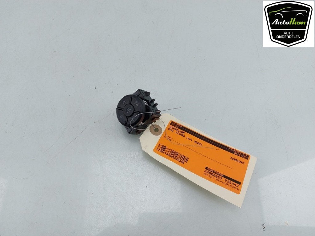 SCHAKELAAR Opel Vivaro (01-2019/04-2025) (|98091900ZD|), Gebruikt, Opel, Opel Automobile GmbH, Kontakt-opel@opel.com