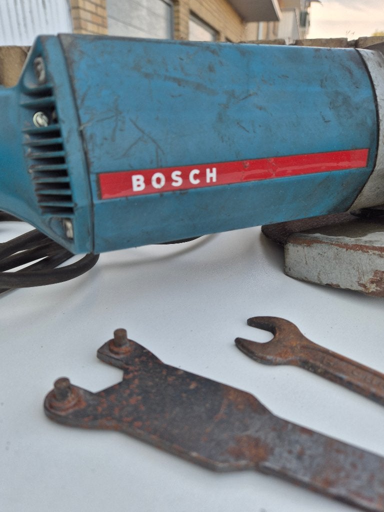 Grote haakse slijper bosch, Ophalen, Gebruikt, Haakse handslijpmachine