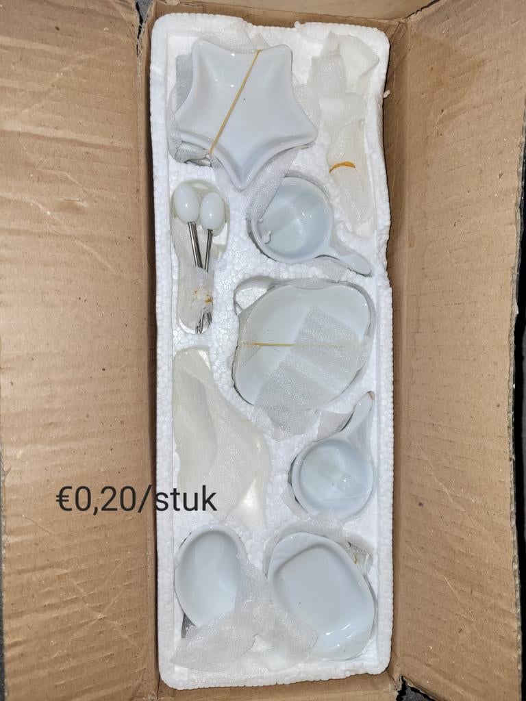 Amuse glaasjes, Ophalen