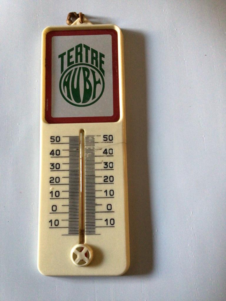Muurthermometer buiten thermometer reclame tertre aube, Ophalen of Verzenden