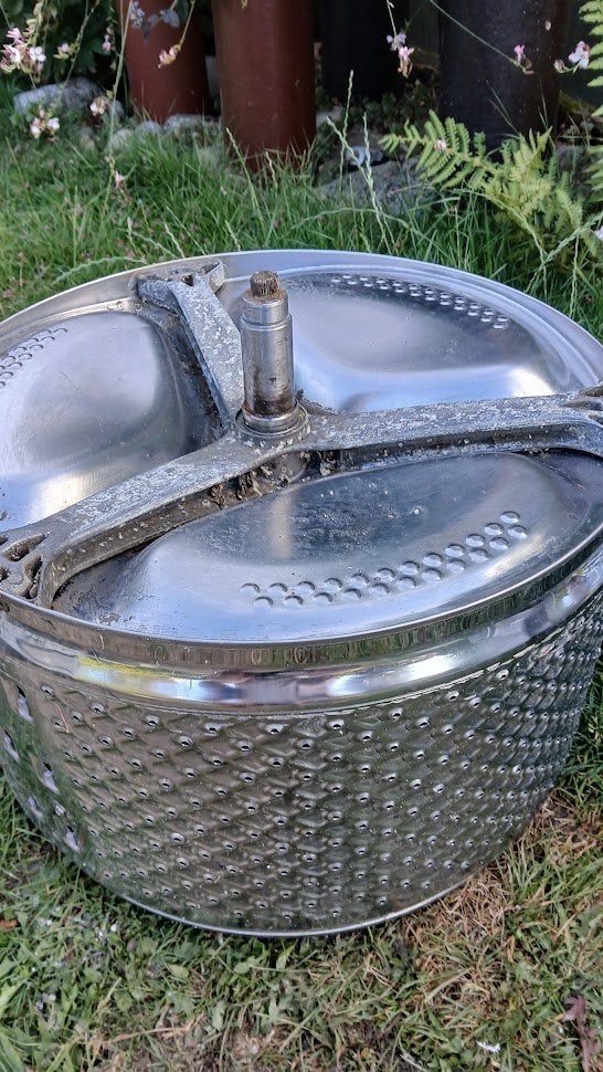 trommel van wasmachine om bv vuurkorf te maken of .... 10€, Ophalen, Vuurkorf