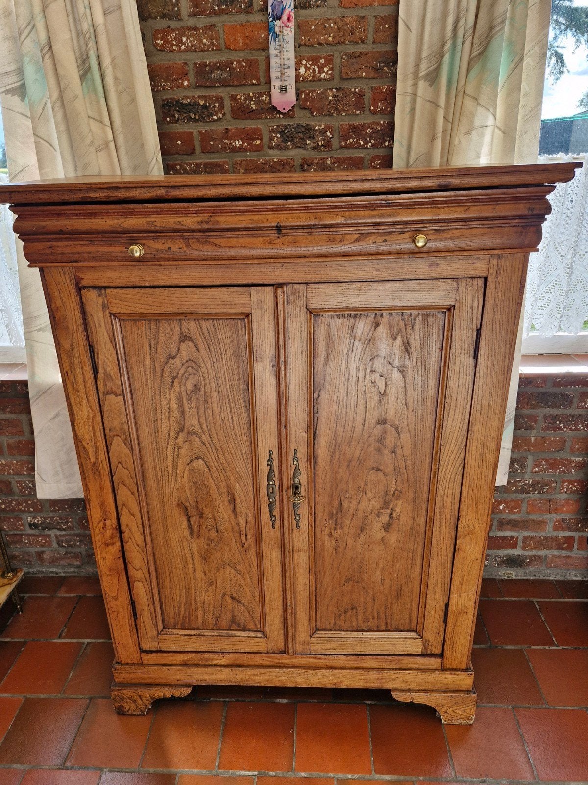 Authentieke Antieke Louis Philippe Kast met Geheime Lade., Ophalen