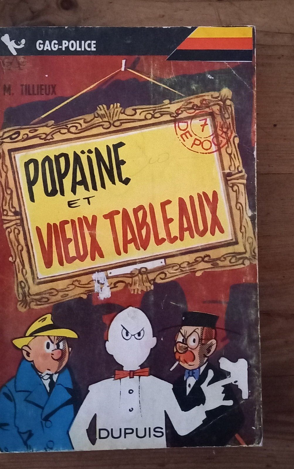 popaine et vieux tableaux, M. Tillieux, Enlèvement ou Envoi, Une BD, Utilisé