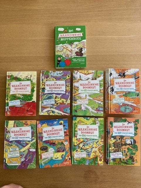 Reeks 9 boeken "De waanzinnige boomhut", Boeken, Kinderboeken | Jeugd | 10 tot 12 jaar, Ophalen, Zo goed als nieuw, Andy Griffiths; Terry Denton