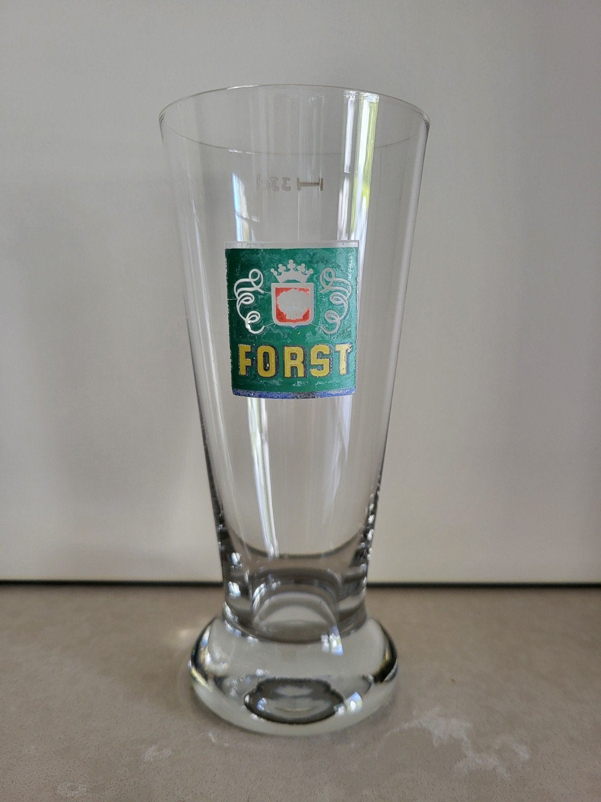 Oud glas Forst, Ophalen of Verzenden, Gebruikt, Bierglas