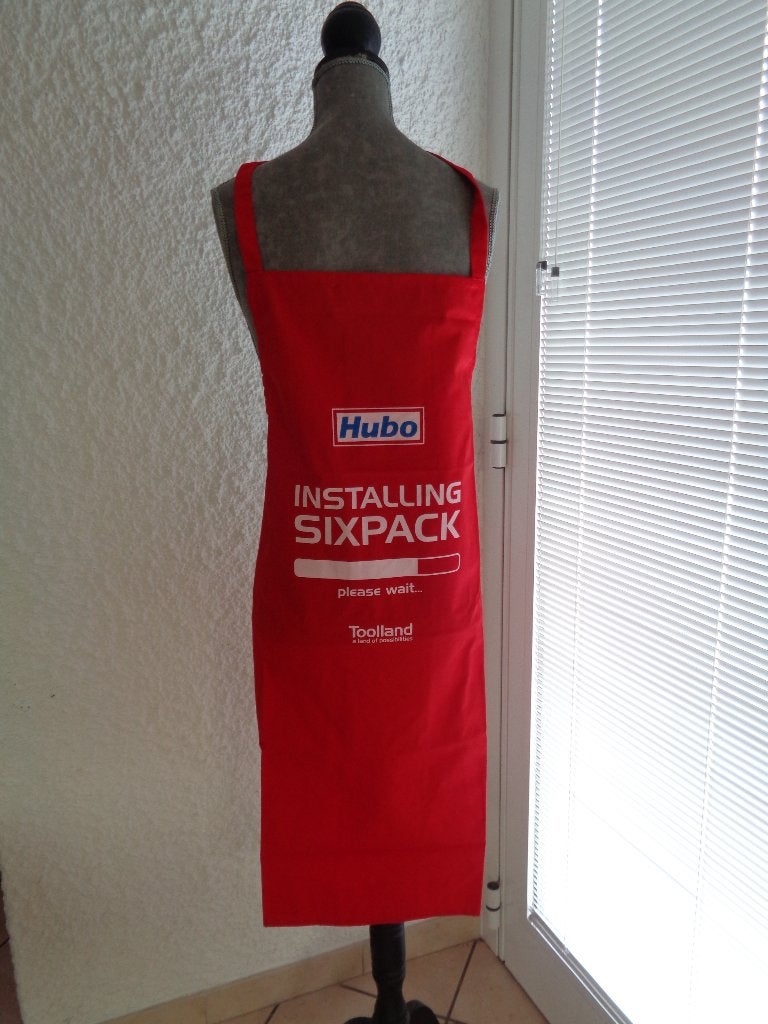 Tablier Rouge Imprimé. Neuf, Huis en Inrichting, Keuken | Textiel, Ophalen of Verzenden, Nieuw, Rood, Schort