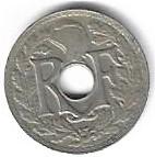 Munt Frankrijk 5 centimes 1930, Postzegels en Munten, Munten | Europa | Niet-Euromunten, Losse munt, Frankrijk, Ophalen of Verzenden