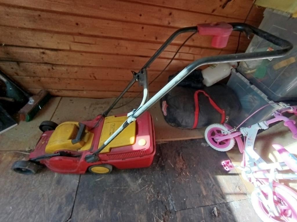 Wolf Garten grasmaaier, Tuin en Terras, Grasmaaiers, Ophalen, Gebruikt, Elektrische grasmaaier, Wolf Garten