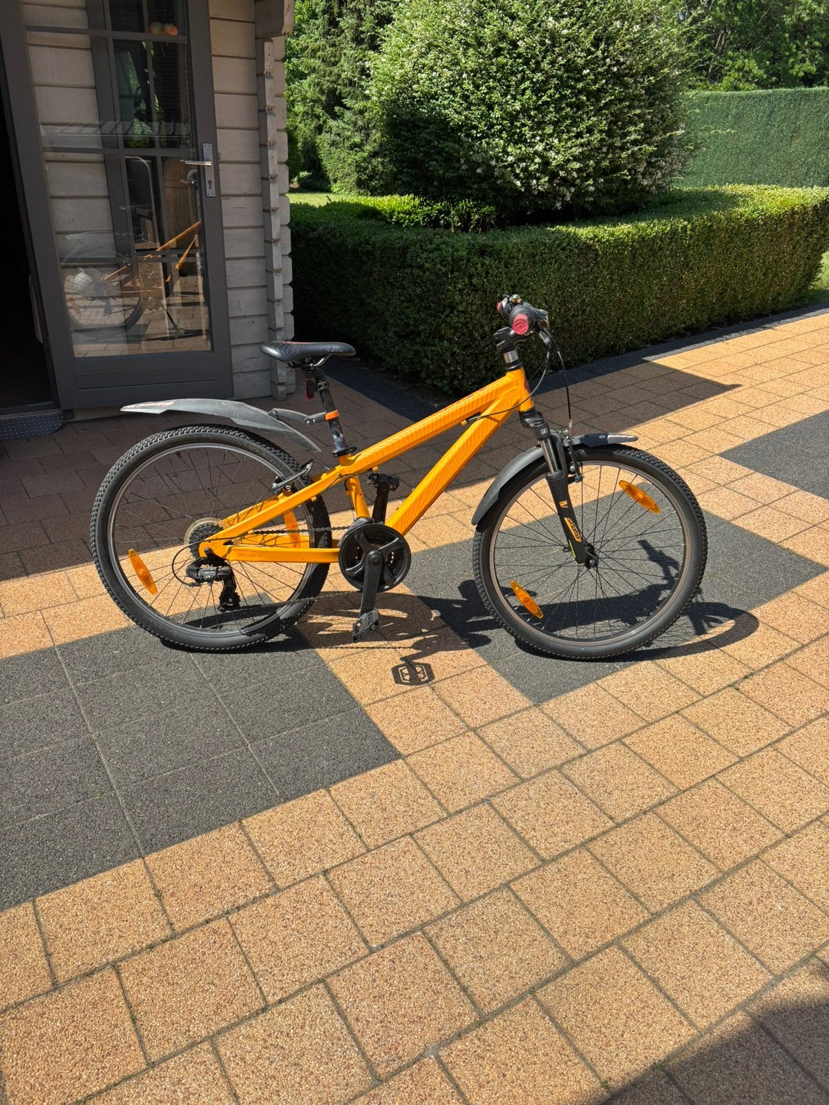 Oranje fiets Scott, Fietsen en Brommers, Fietsen | Crossfietsen en BMX, Ophalen of Verzenden, Zo goed als nieuw