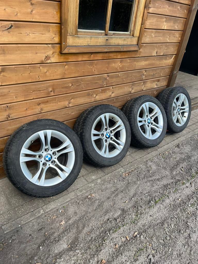 Bmw E90 winterbanden/velgen 205/55 R16 91H, Auto-onderdelen, Banden en Velgen, Ophalen, Gebruikt, 16 inch, Banden en Velgen