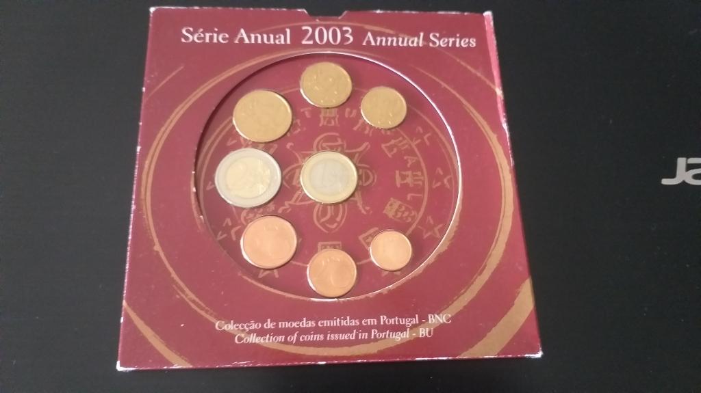 BU set euromunten Portugal 2003, Postzegels en Munten, Ophalen of Verzenden, Portugal, Overige waardes, Setje