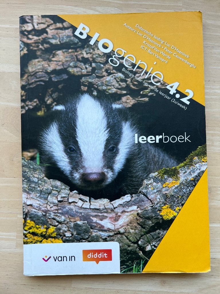 Biogenie 4.2 leerboek, Ophalen, Gelezen, ASO, Biologie