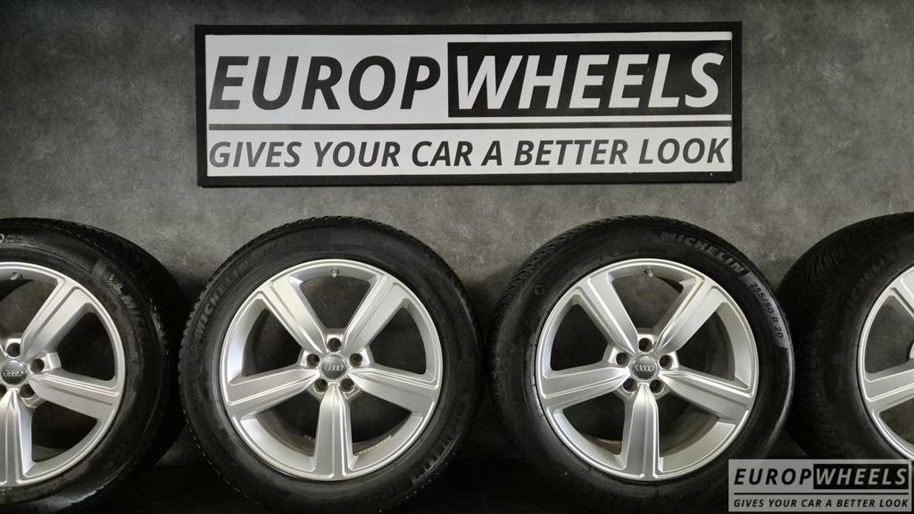 20 inch Audi Q7 5x112 Etron Q4 velgen Winterbanden, Gebruikt, 255 mm, -, -