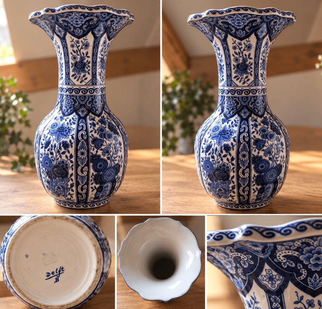 Delftsblauwe vazen, Ophalen