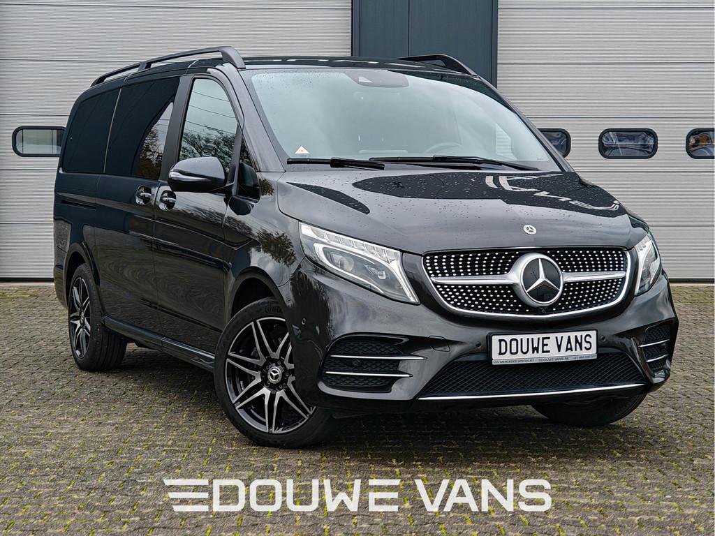 Mercedes-Benz V-Klasse V300 L2 DC 4-Matic AMG Line 360 Camer, Autos, Camionnettes & Utilitaires, Cuir, Argent ou Gris, Euro 6