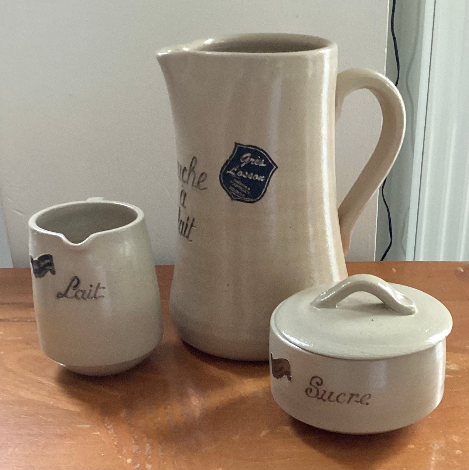 Sucrier, pot à lait, pot à lait, Antiquités & Art, Enlèvement ou Envoi