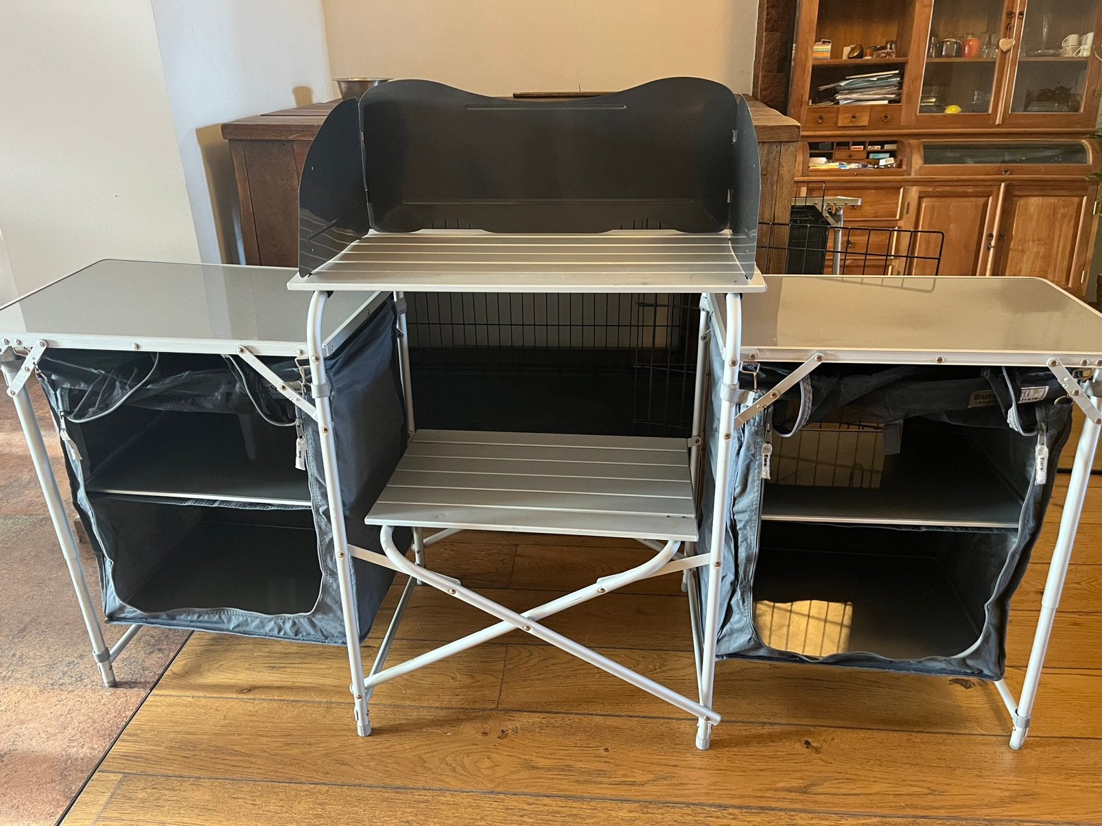 Meuble de cuisine pour camping avec camping gaz, Caravanes & Camping, Enlèvement, Utilisé, Armoire de camping