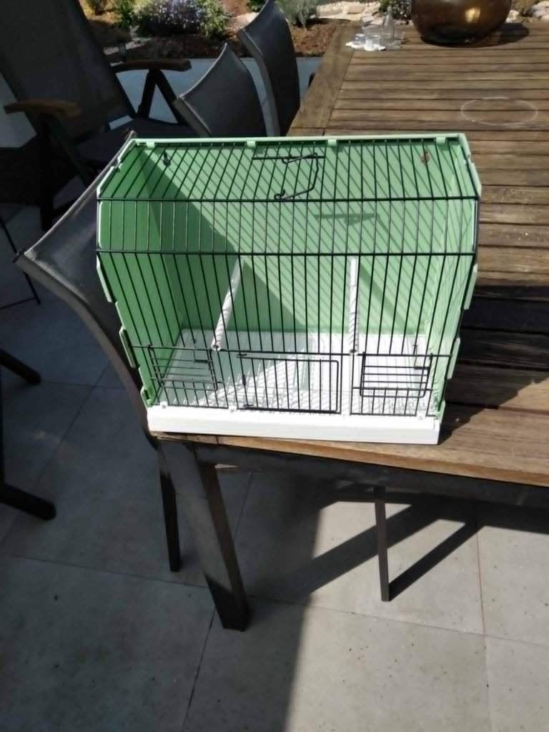 2 cages expo en pvc jamais servi , 2 gr, Enlèvement, Neuf, Synthétique, Cage à oiseaux