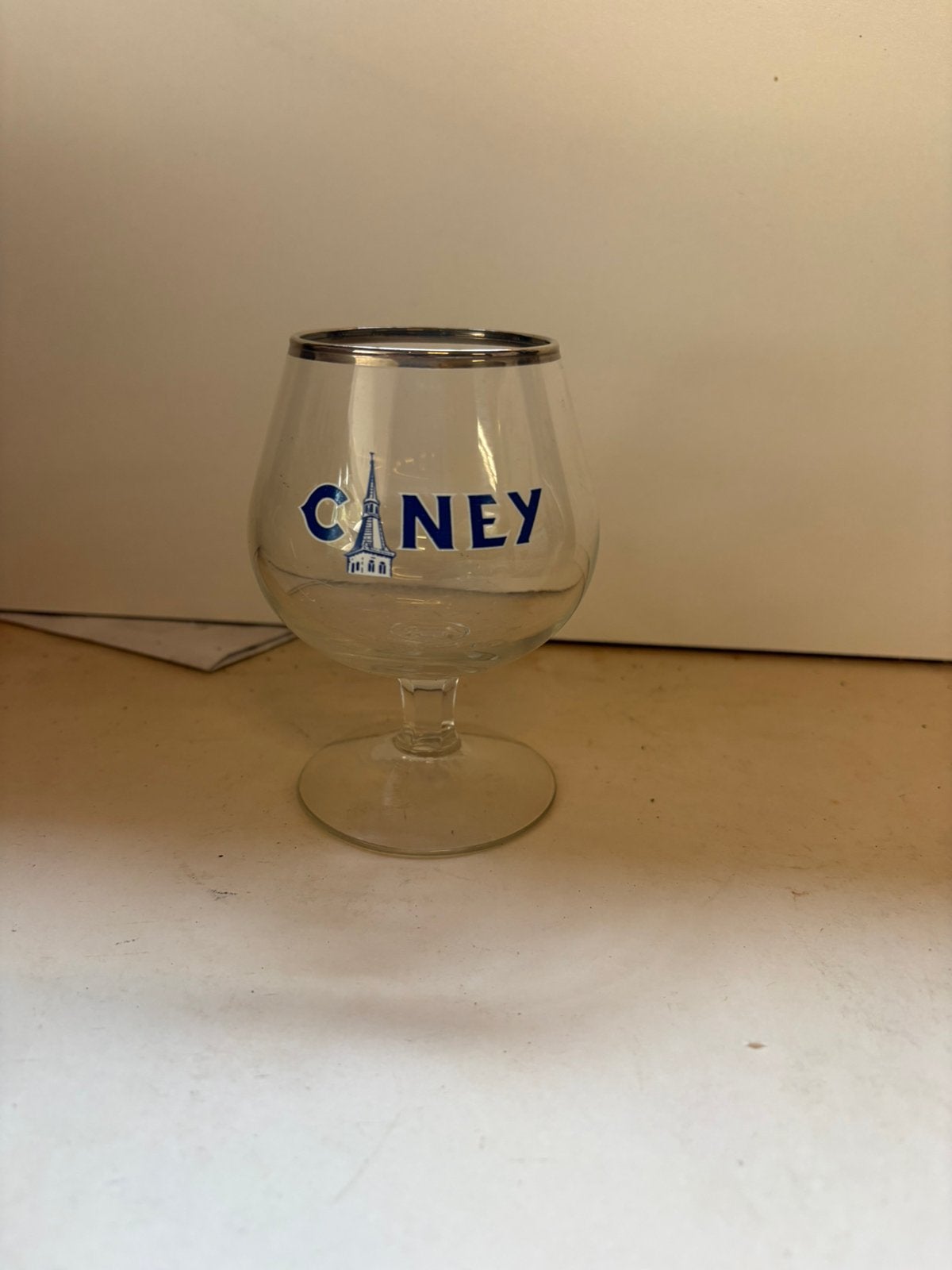 Verre de dégustation de Ciney 12,5 cl. Hauteur 10,5 cm, Enlèvement ou Envoi, Comme neuf