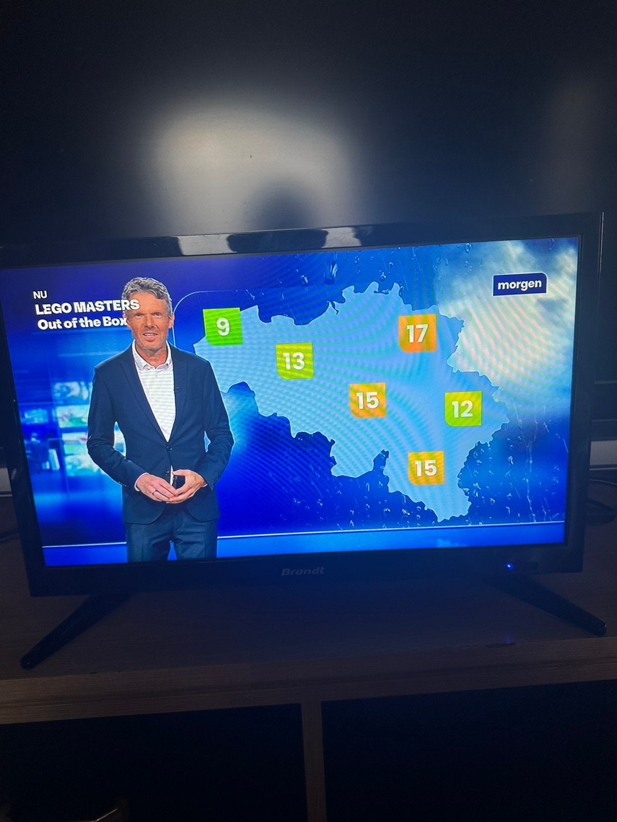 Brandt  18,5 inch led tv, Enlèvement, Comme neuf, LED