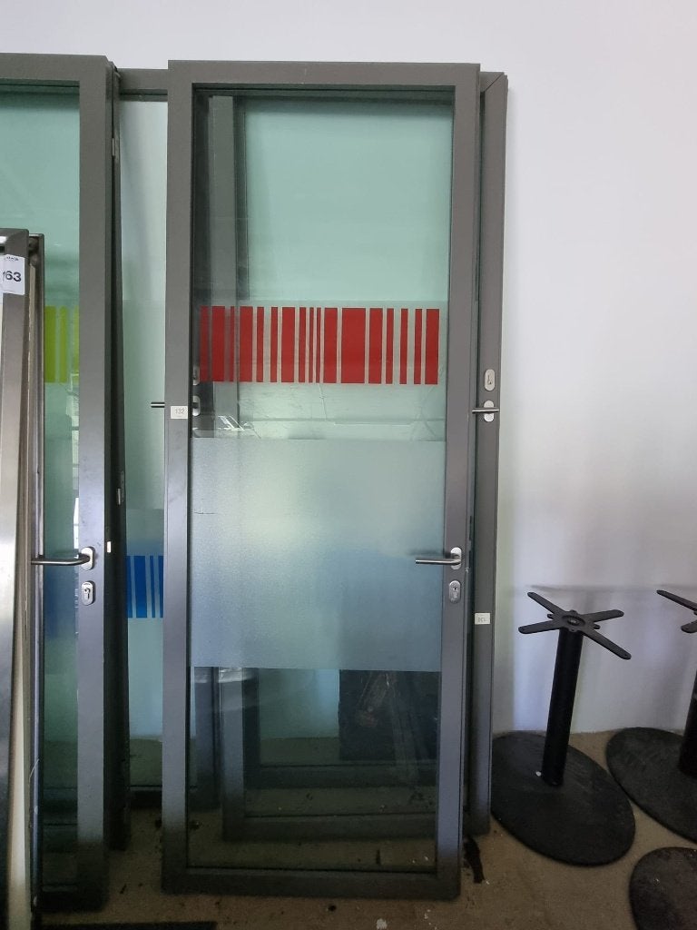 Beglazing, deuren en tapijten om te doneren, Doe-het-zelf en Bouw, Glas en Ramen, Ophalen, Gebruikt, 80 tot 120 cm, 160 cm of meer