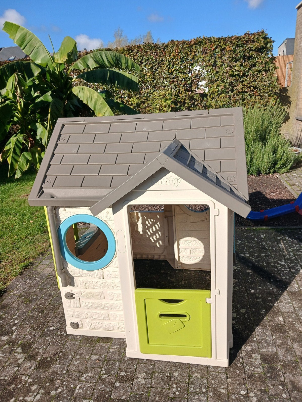 speelhuisje smoby, Ophalen