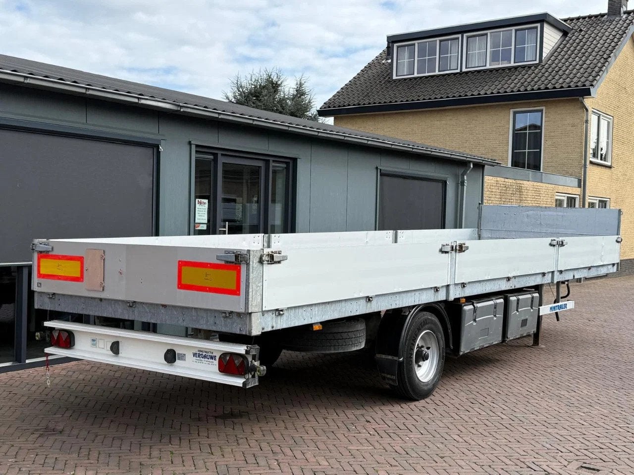 VERGAUWE BE Oplegger Trailer 6600 KG 850cm x 220cm Openlaadb, Autos : Divers, Utilisé