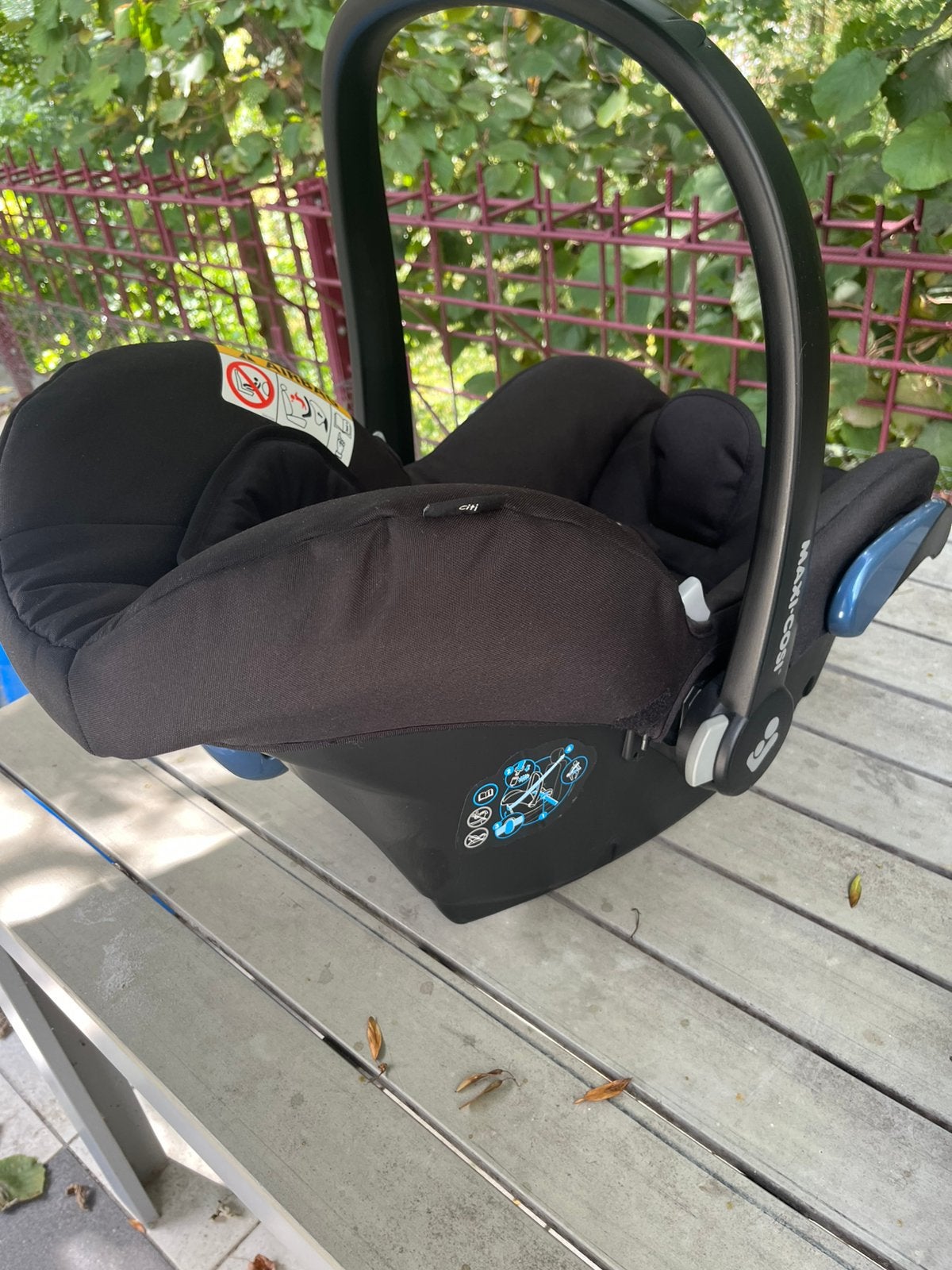 Maxi cosi autostoel, Ophalen, Zo goed als nieuw