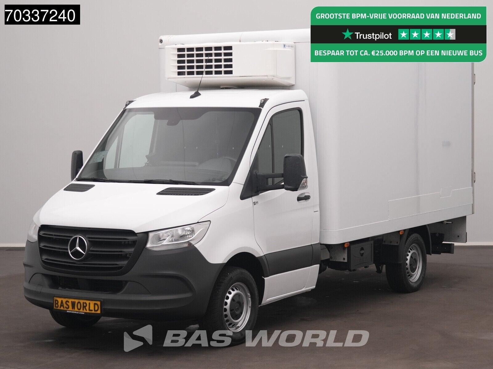 Mercedes Sprinter 317 CDI Automaat Koel/Vrieswagen Achterdeu, Auto's, Automaat, Stof, Gebruikt, Euro 6