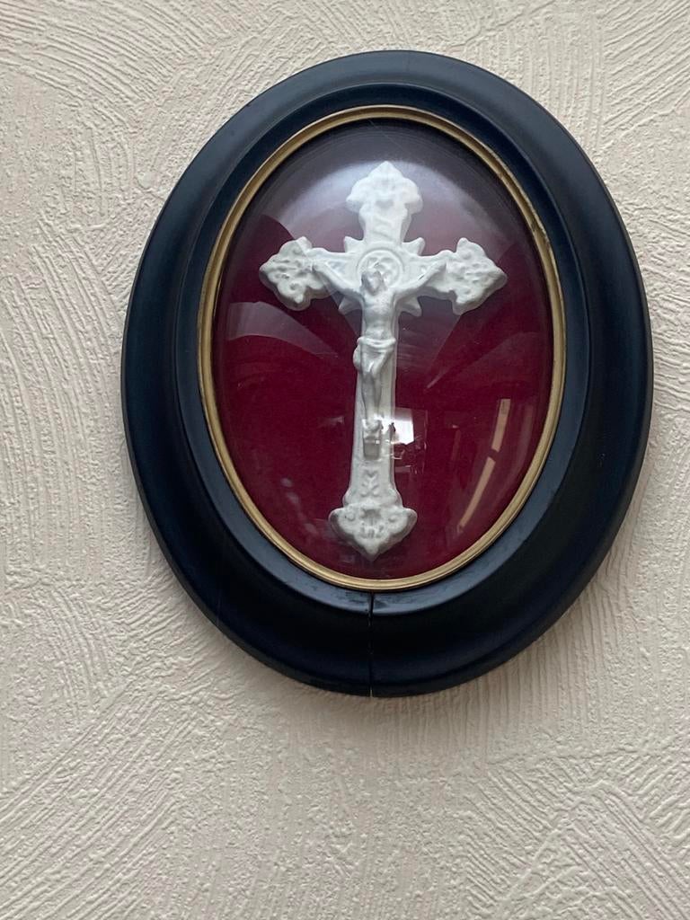 Jezus christus beeld in kader, Ophalen