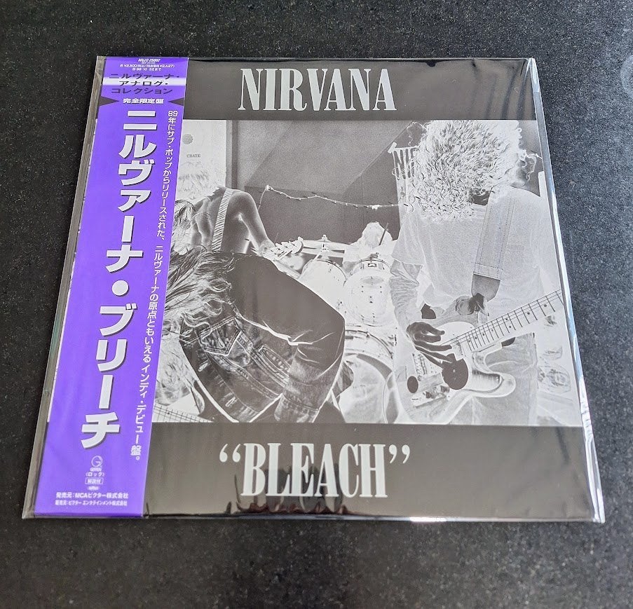 LP - Nirvana - Bleach ( original Japan release ), Rock alternatif, Avec pochette intérieure, Comme neuf, Enlèvement