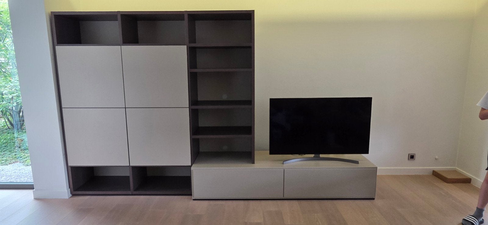poliform design wandkast TV kast, 300 cm ou plus, Comme neuf, Avec tiroir(s), 50 à 75 cm