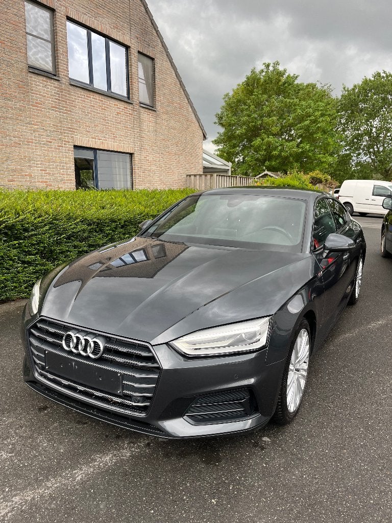 Audi a5 Sline 2017, Auto's, 4 deurs, 4 cilinders, Zwart, Leder